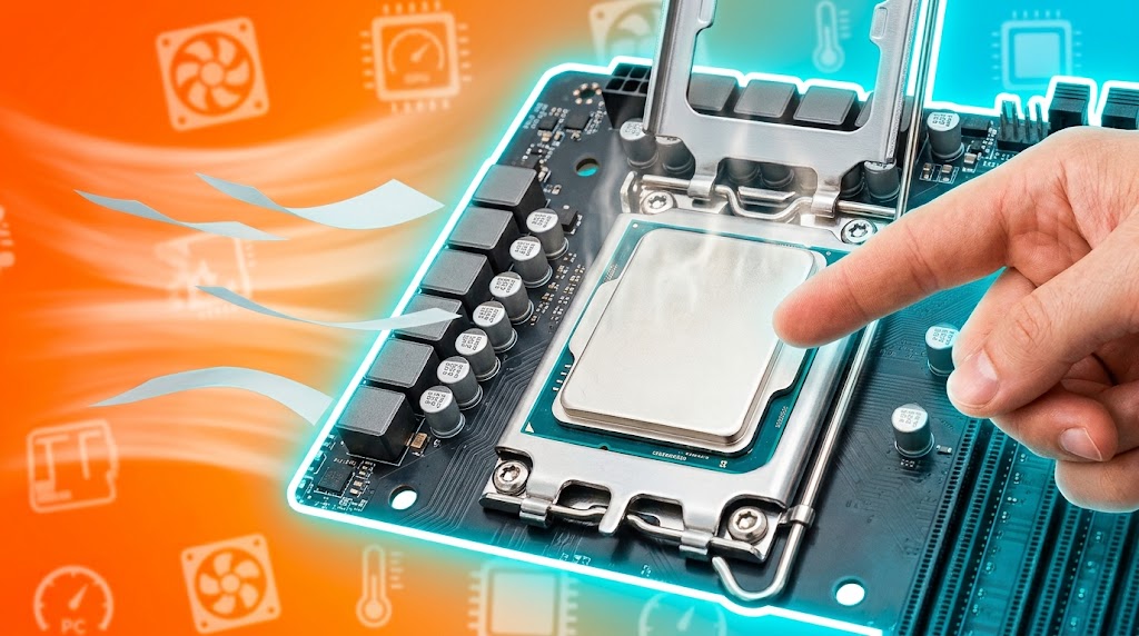 Gaming without a cooler - what happens when a CPU hits its limit