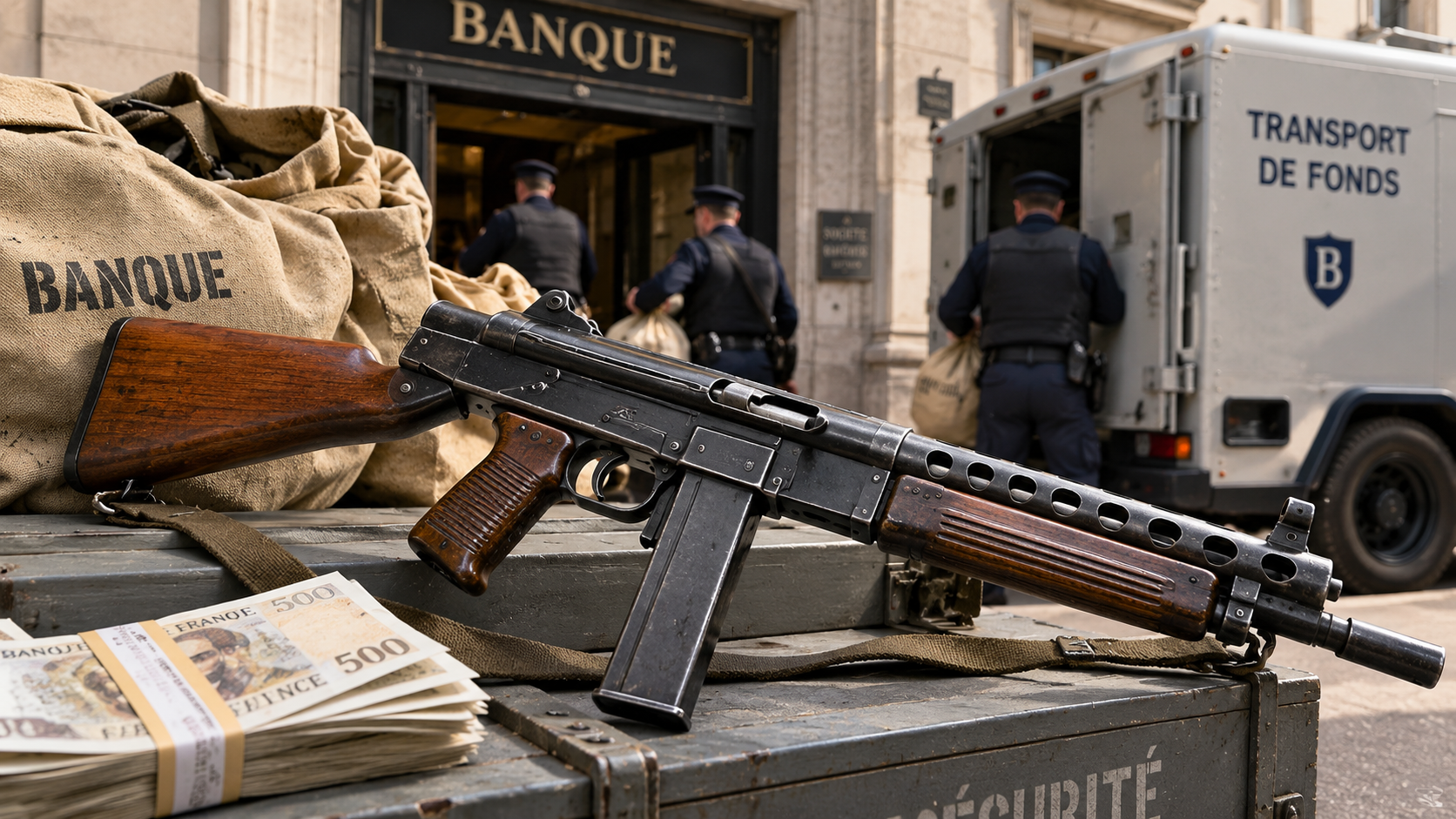 This rare gun was made for cash transport vans - only about 100 existed