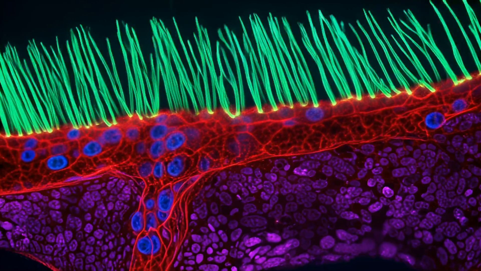 Winning video from Nikon microscope competition shows airway cells dancing