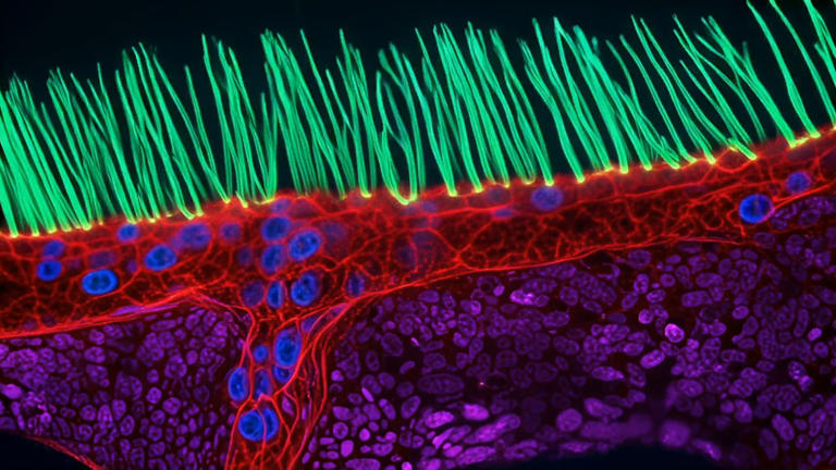 Winning video from Nikon microscope competition shows airway cells dancing