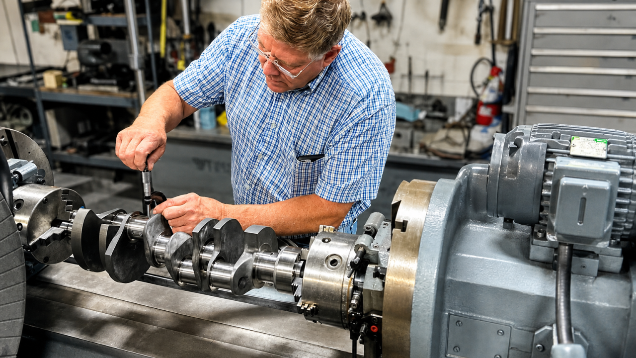 A brand-new crankshaft arrived with a hidden defect worth catching