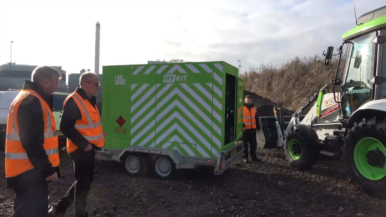 Testing hydrogen engines for heavy farm machinery