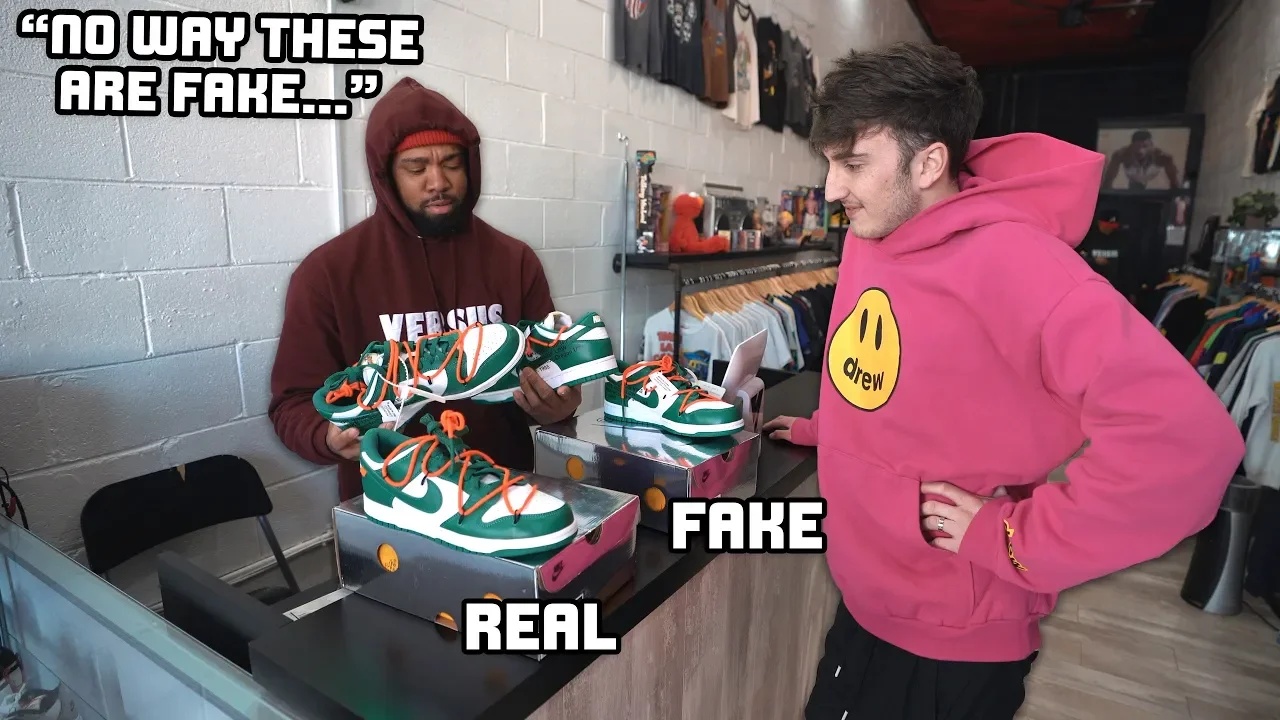 Can you tell which pair is fake? - Sneaker stores put their reputations ...