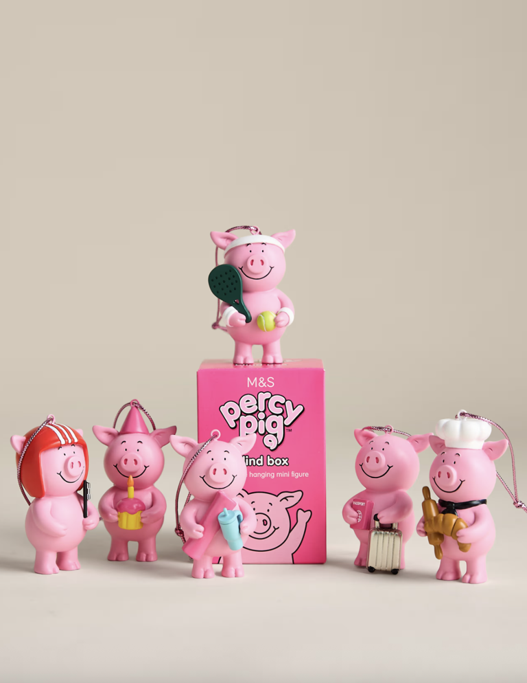 M&S has released a Percy Pig blind box Christmas decoration for just £8