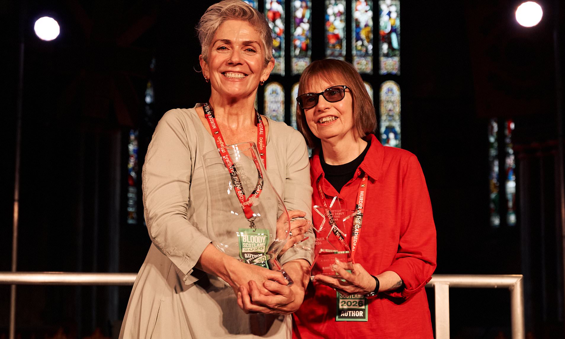 Scots author wins two Bloody Scotland awards with her debut novel at the age of 64