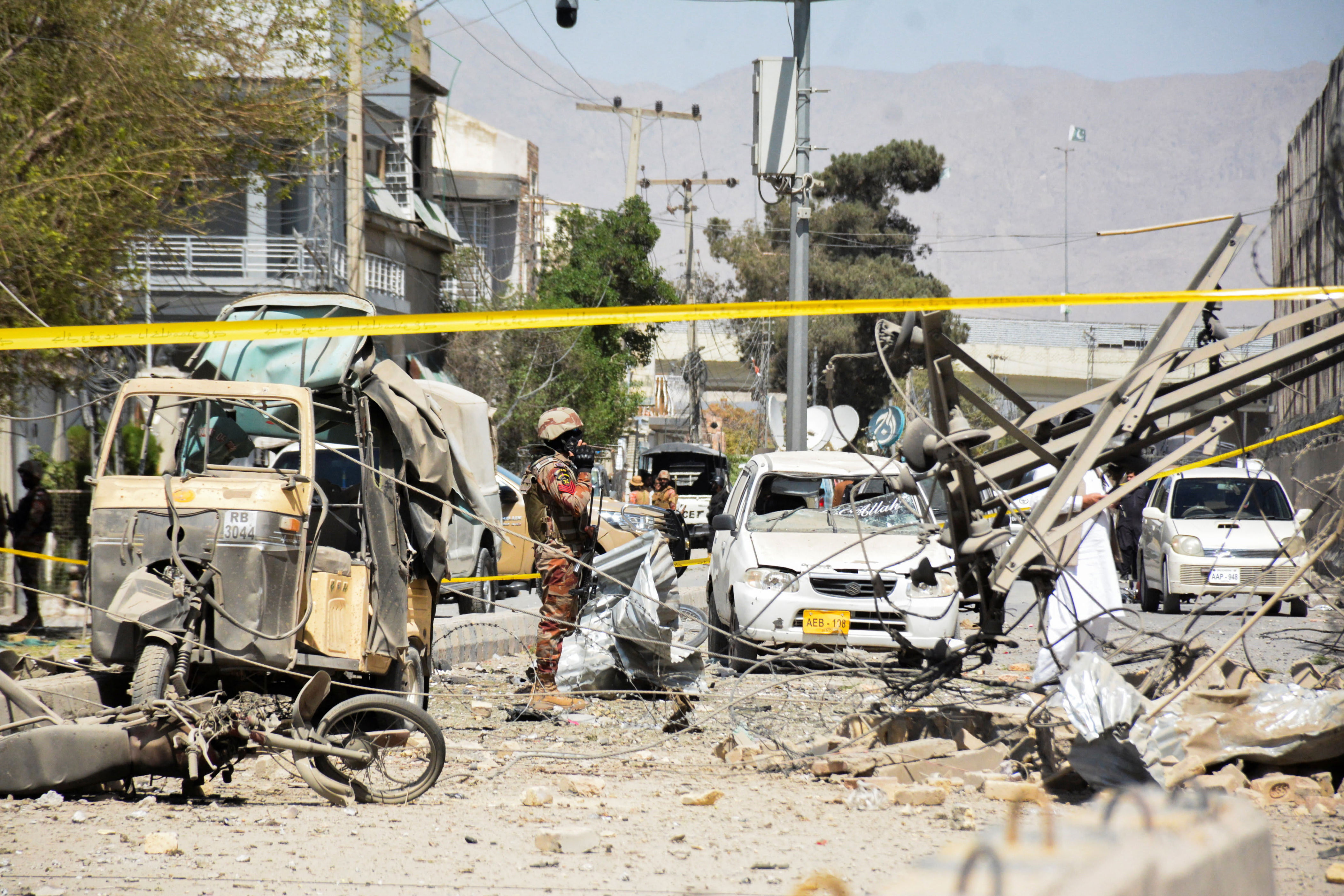 At least 16 killed in suicide attack on police facility in northwest ...