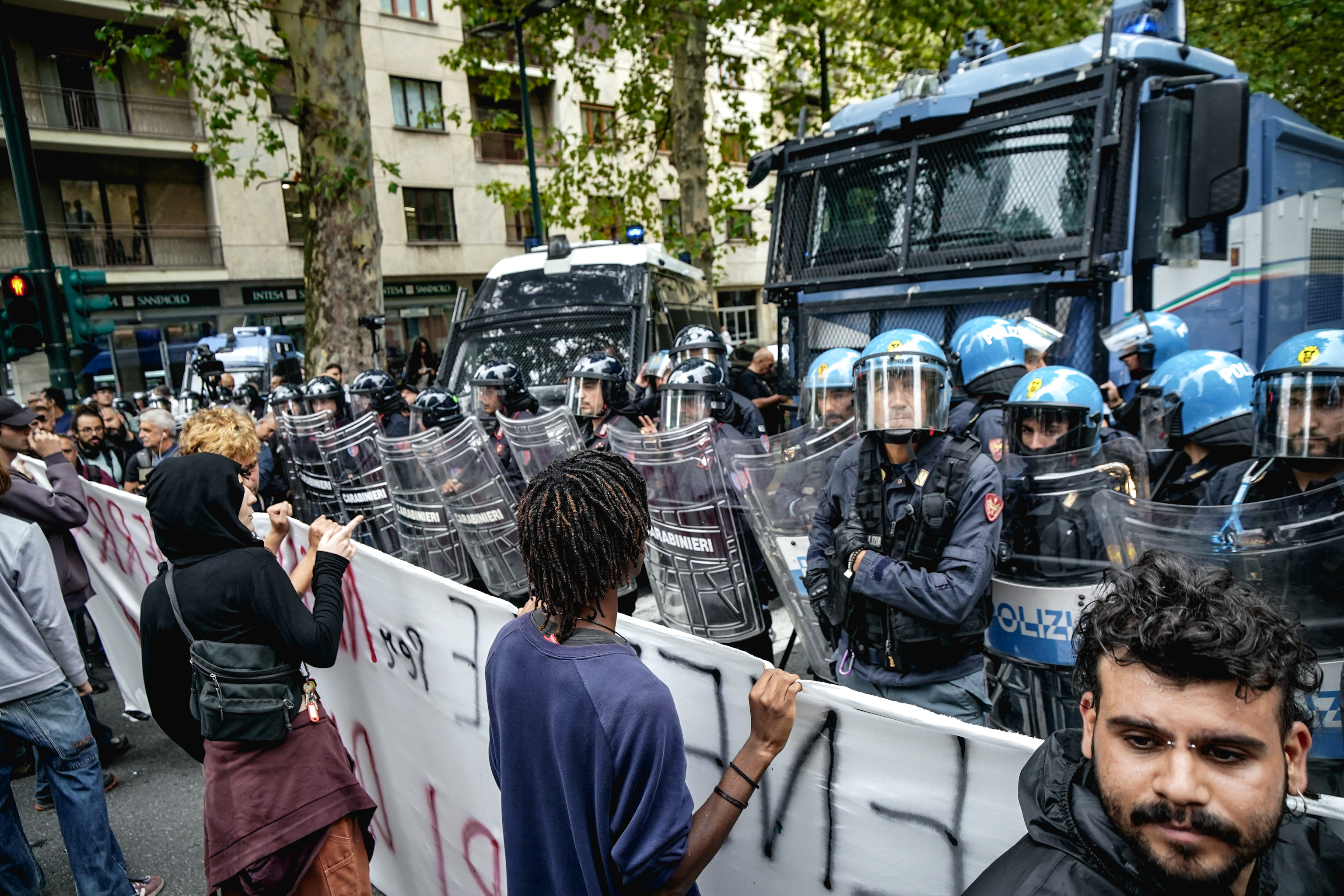 Police pelted with eggs as Vannacci takes part in Turin conference