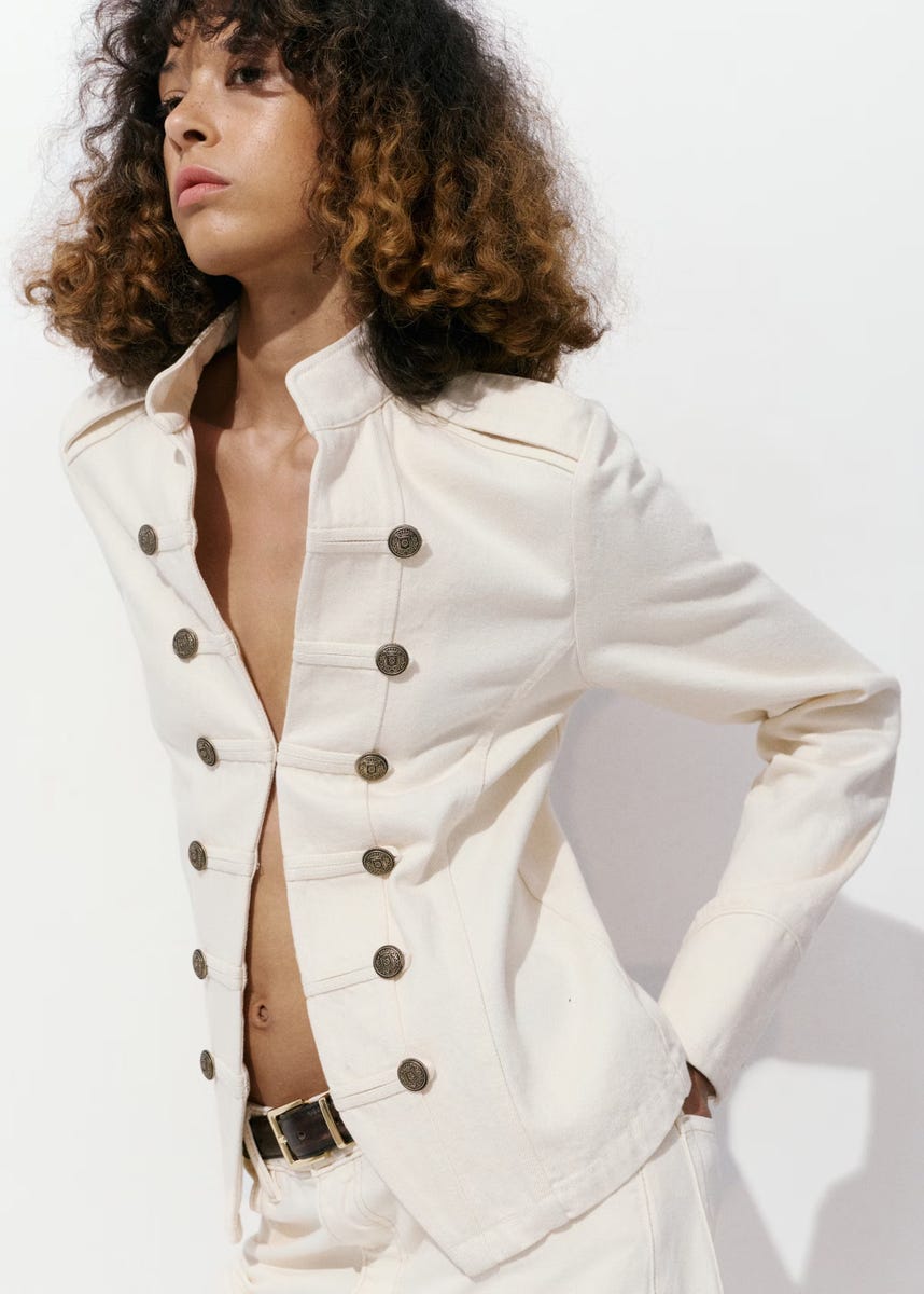 chaqueta entallada napoleon