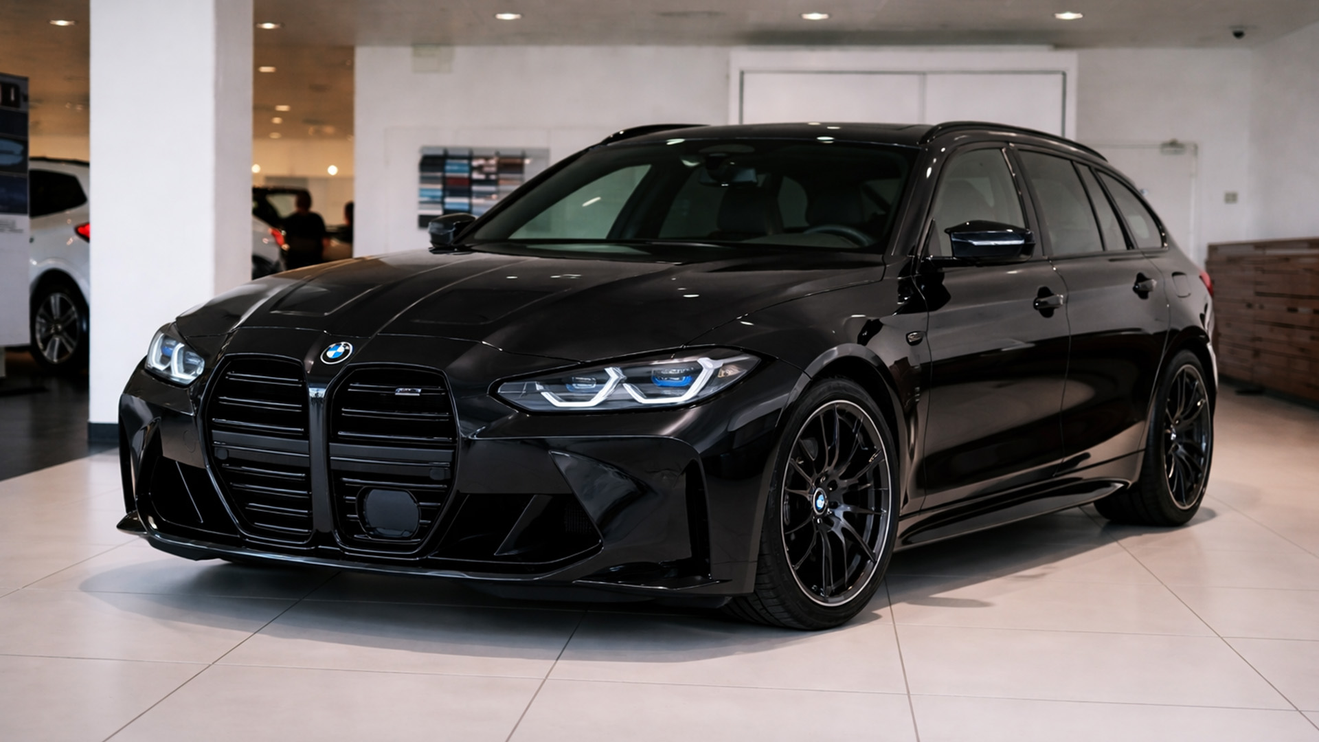 Taking delivery of a brand-new BMW M3 Touring