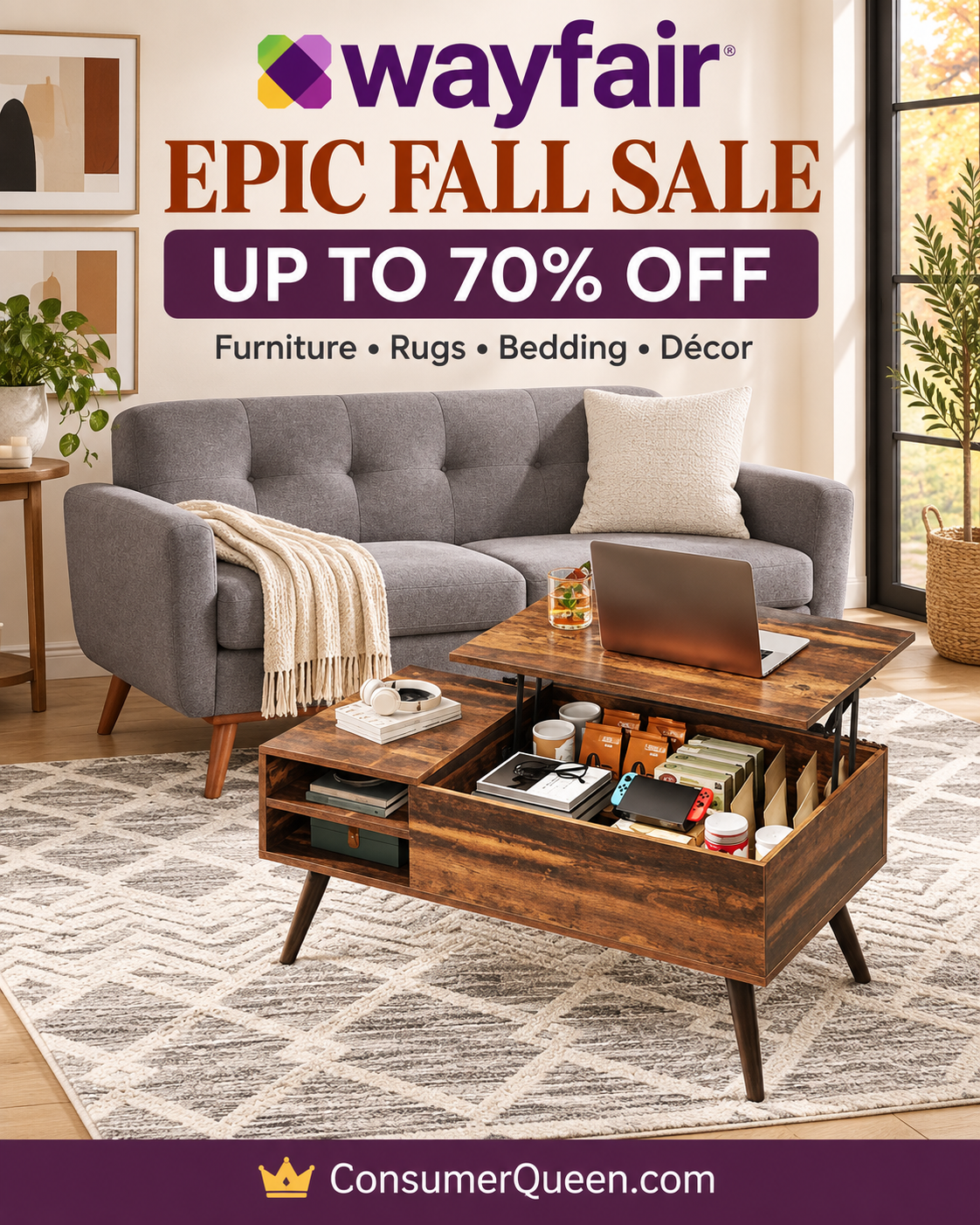 Wayfair epic sale: Save up to 70% on home finds