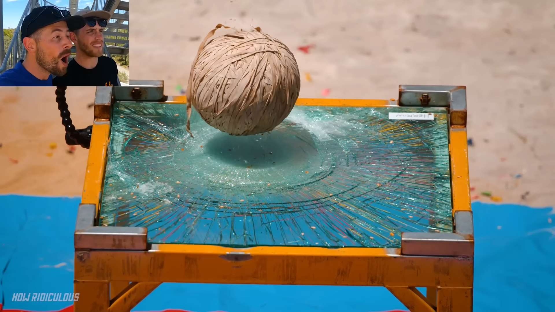What survives longer: two-inch bulletproof glass or a full-size ...