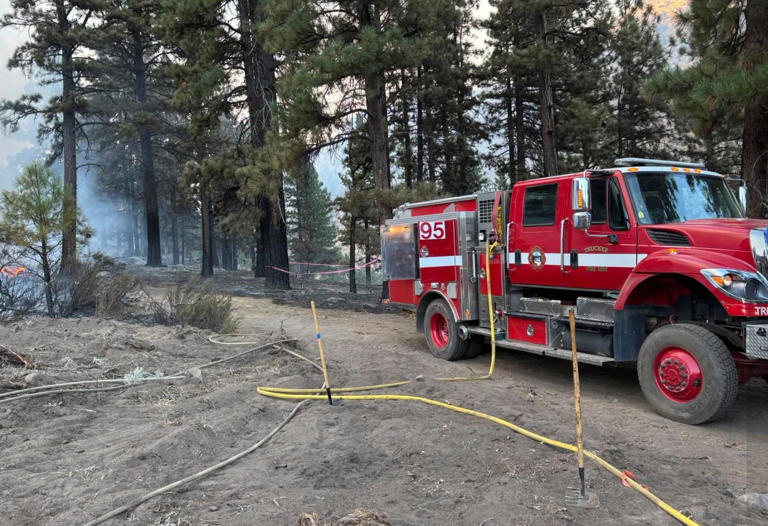 Floriston fire 15% contained; evacuation orders, warnings downgraded