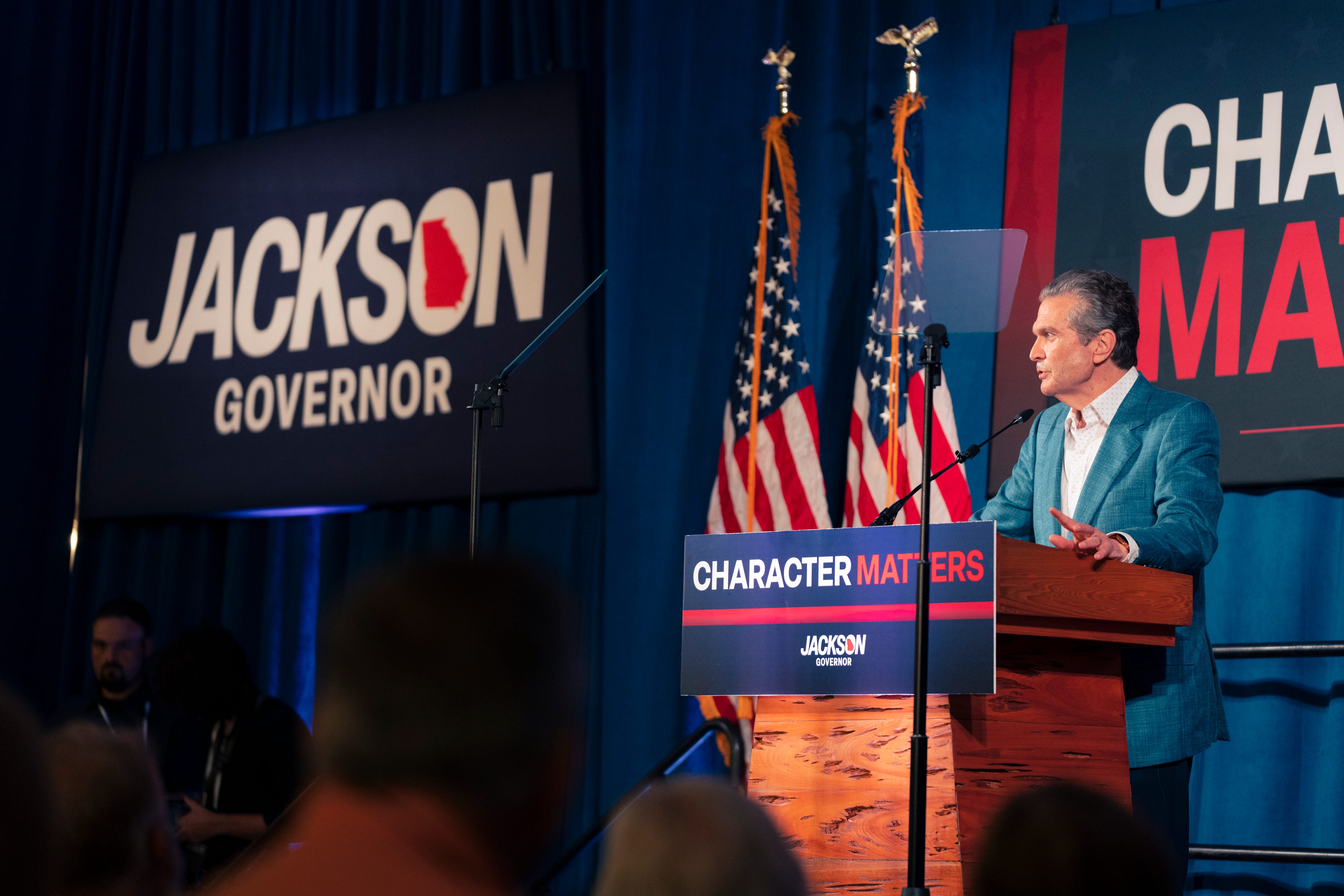 Rick Jackson pulls slightly ahead in new poll for Georgia governor