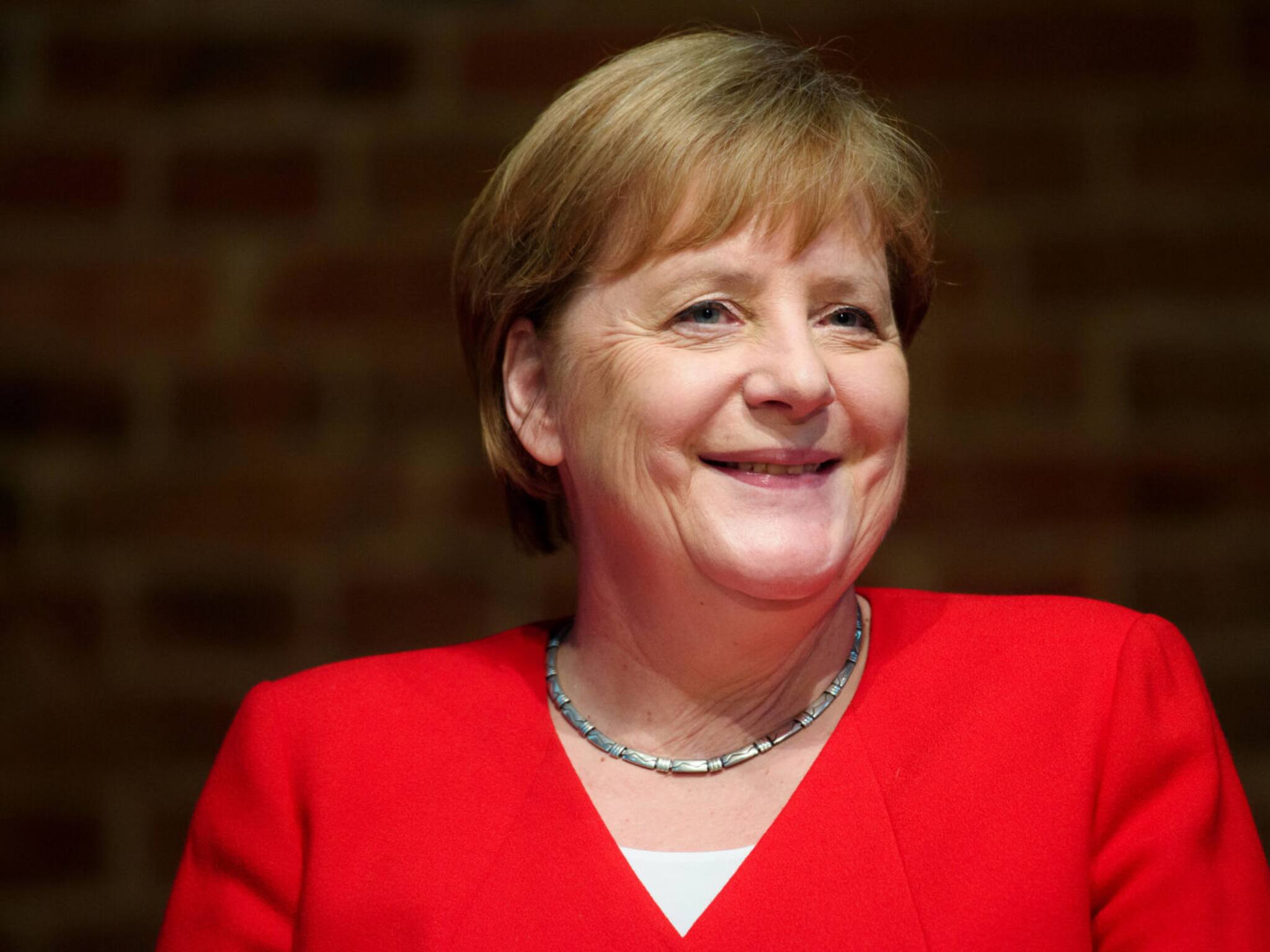 Angela Merkel liest in Lübeck