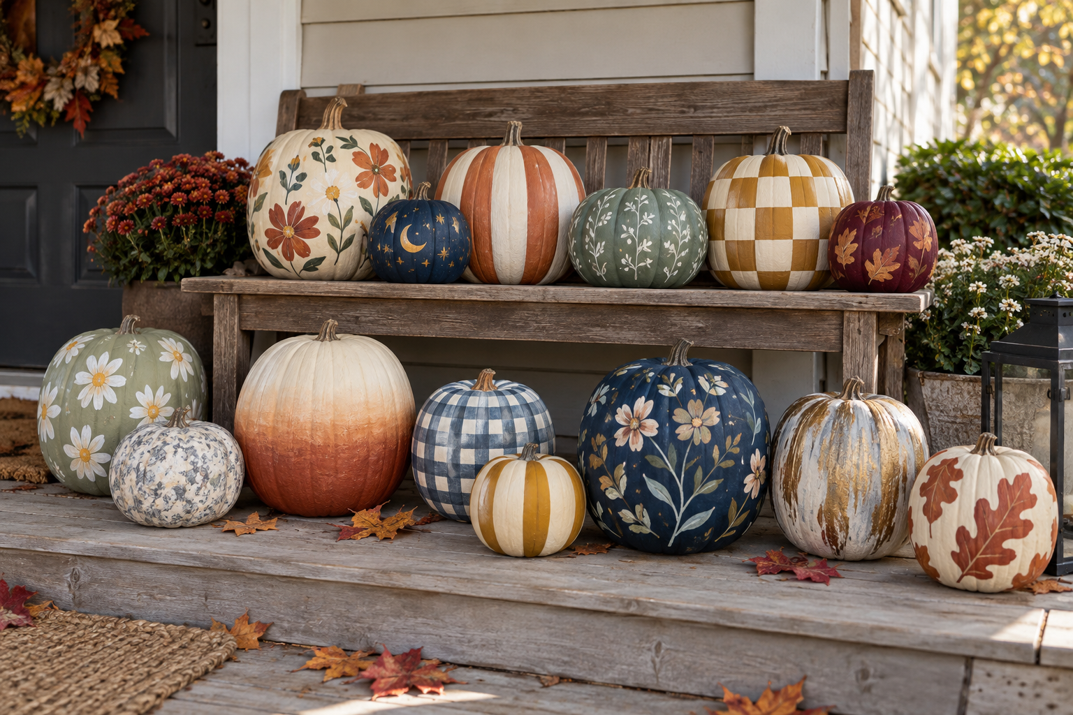 12 painted pumpkin ideas that require no carving