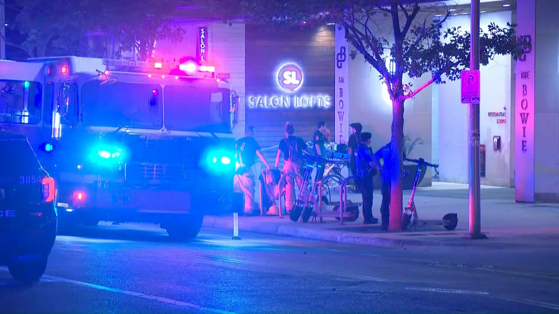 About 100 people evacuated Thursday night after fire at downtown Austin ...