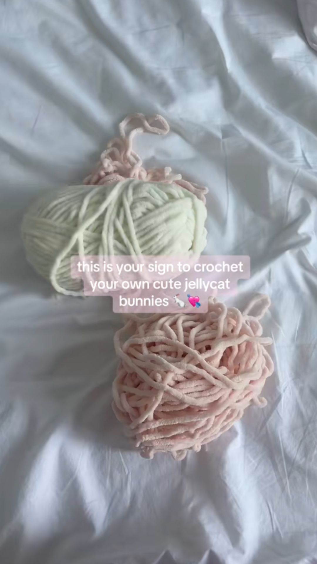 Cute matching crochet bunny plushie tutorial