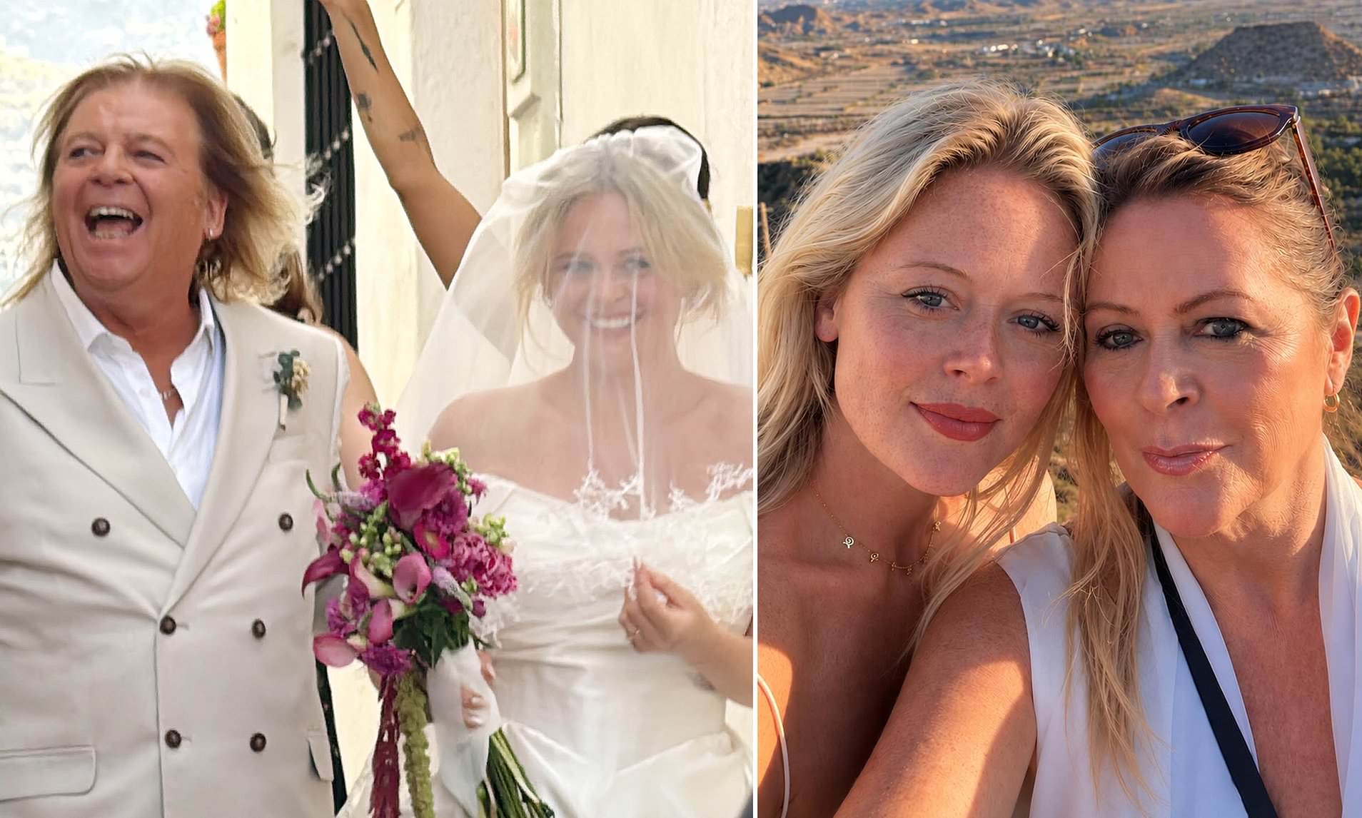 Emily Atack's parents pay tribute to her unforgettable wedding in Spain
