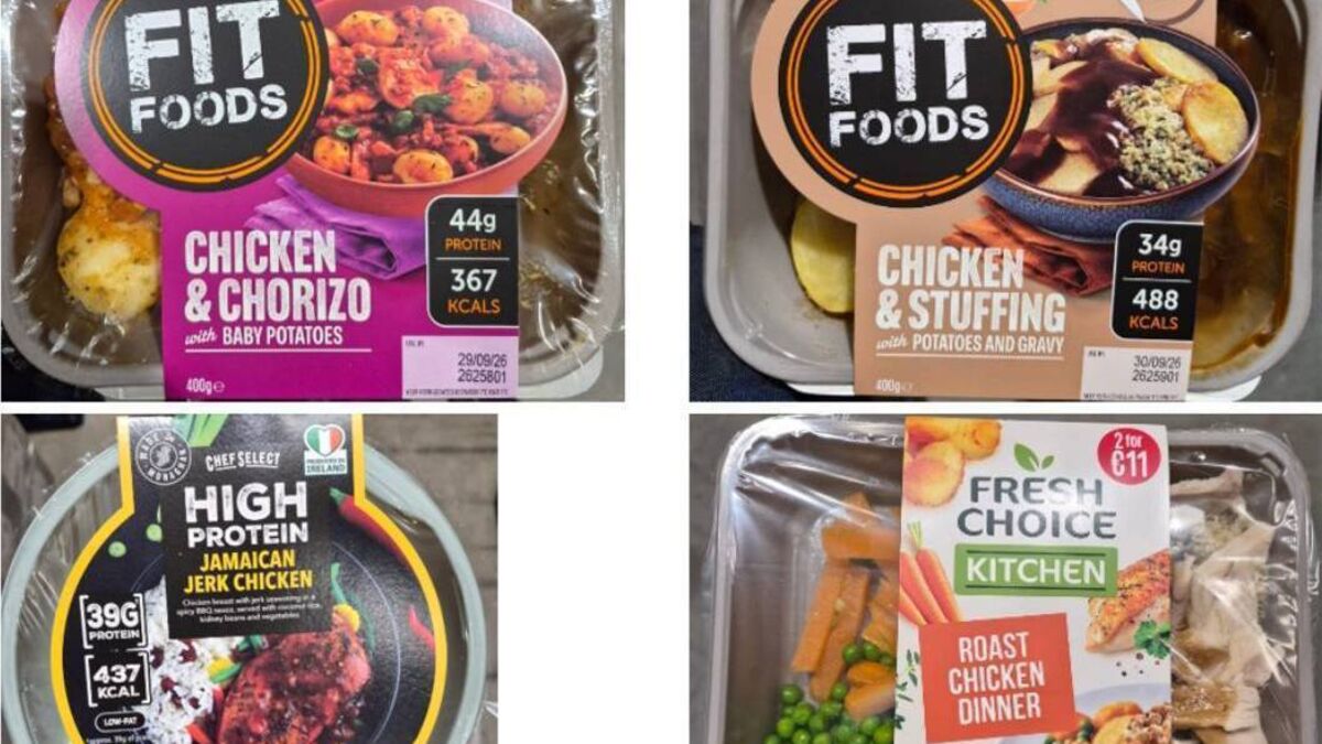 FSAI recalls four ready-made meals due to possible listeria presence