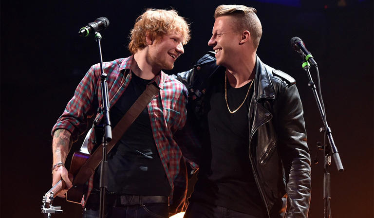 Ed Sheeran has apologised for ‘making mistakes’ as he addressed his recent controversy with Macklemore in Philadelphia. Pic: Kevin Winter/Getty Images for iHeartMedia