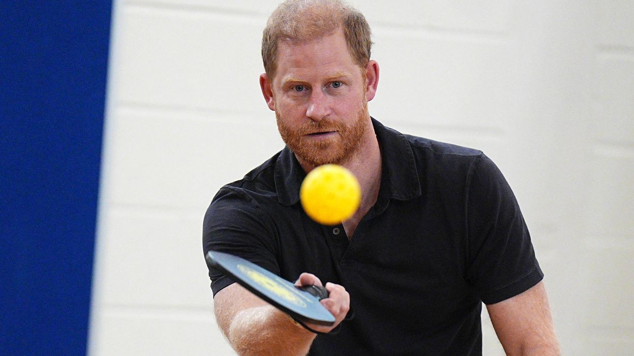 Harry plays pickleball with children as controversy continues to cloud ...