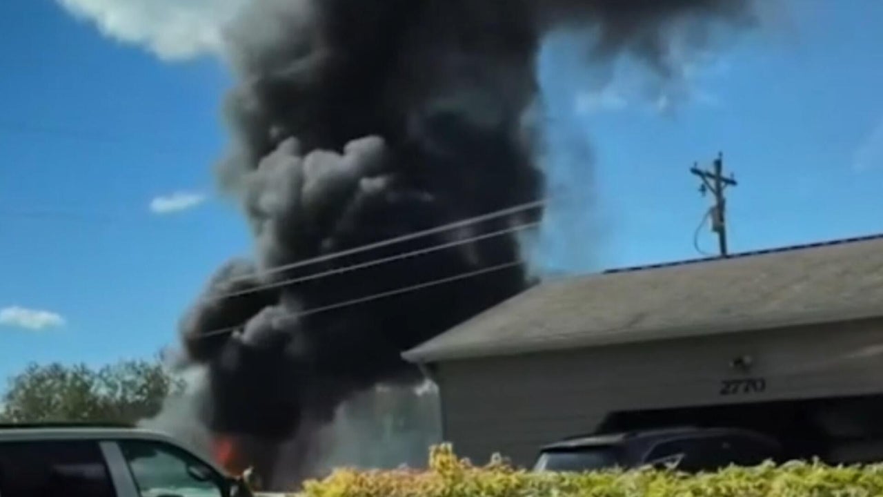 Audio captures moments before F-16 pilot ejects ahead of fiery Michigan ...