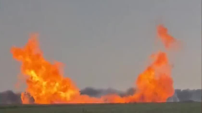 All clear given after gas pipeline bursts west of Jennings