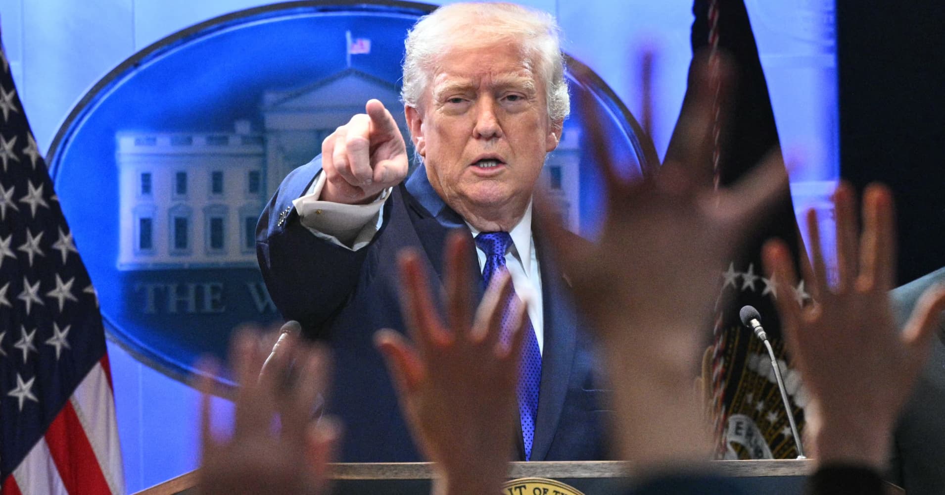 Trump says he's banning MS NOW, CNN and Politico from White House