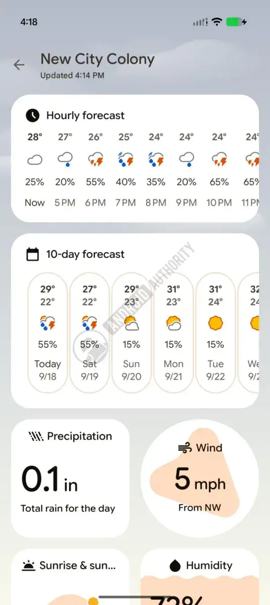 Pixel weather update adds a one-tap refresh button to the home screen