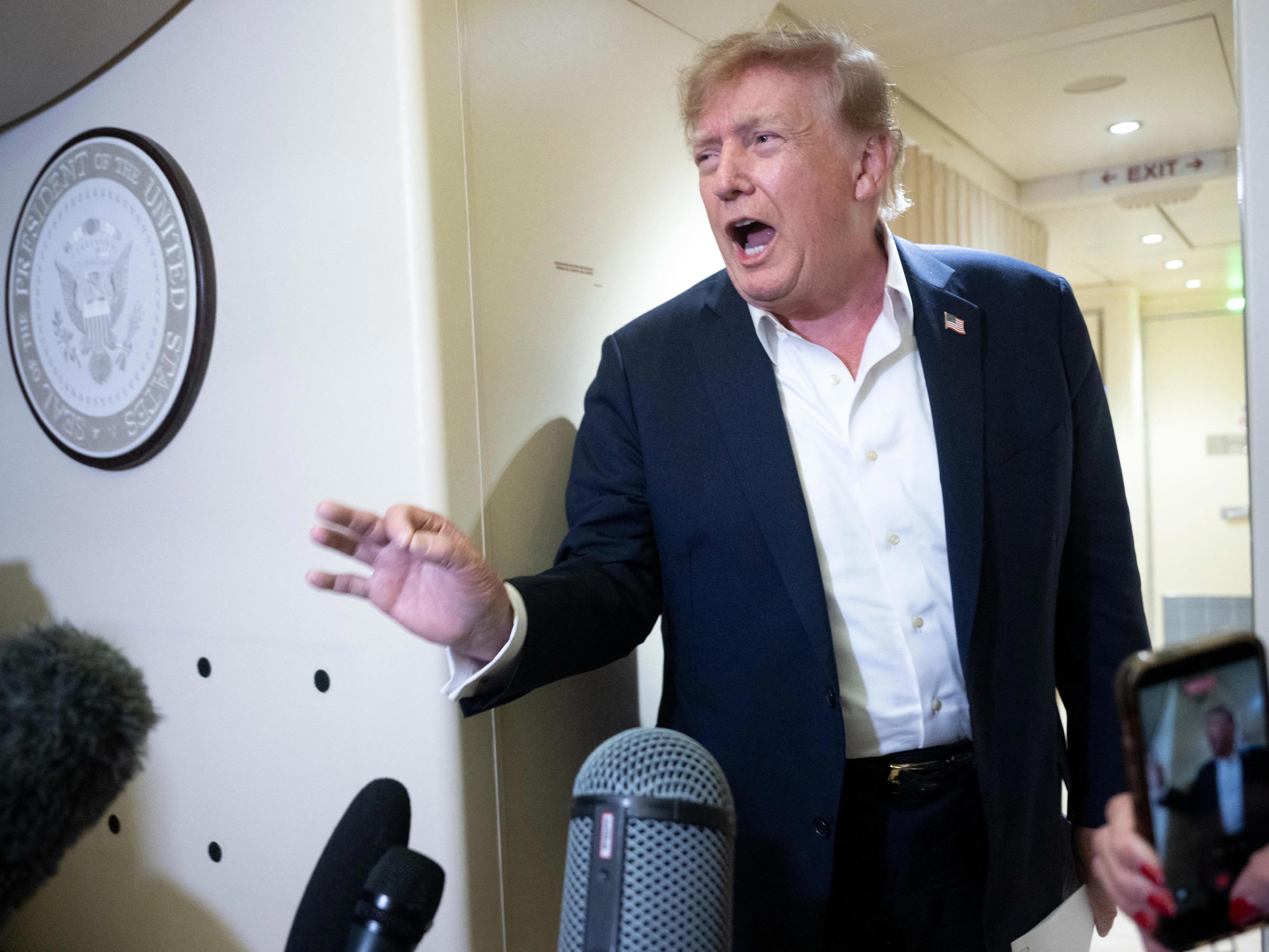 Trump says he's banning MS NOW, CNN, and Politico from the White House