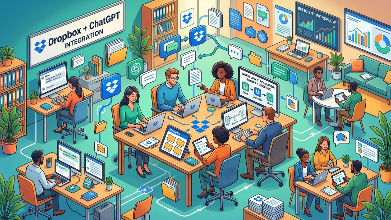 Dropbox joins ChatGPT to streamline small business workflows
