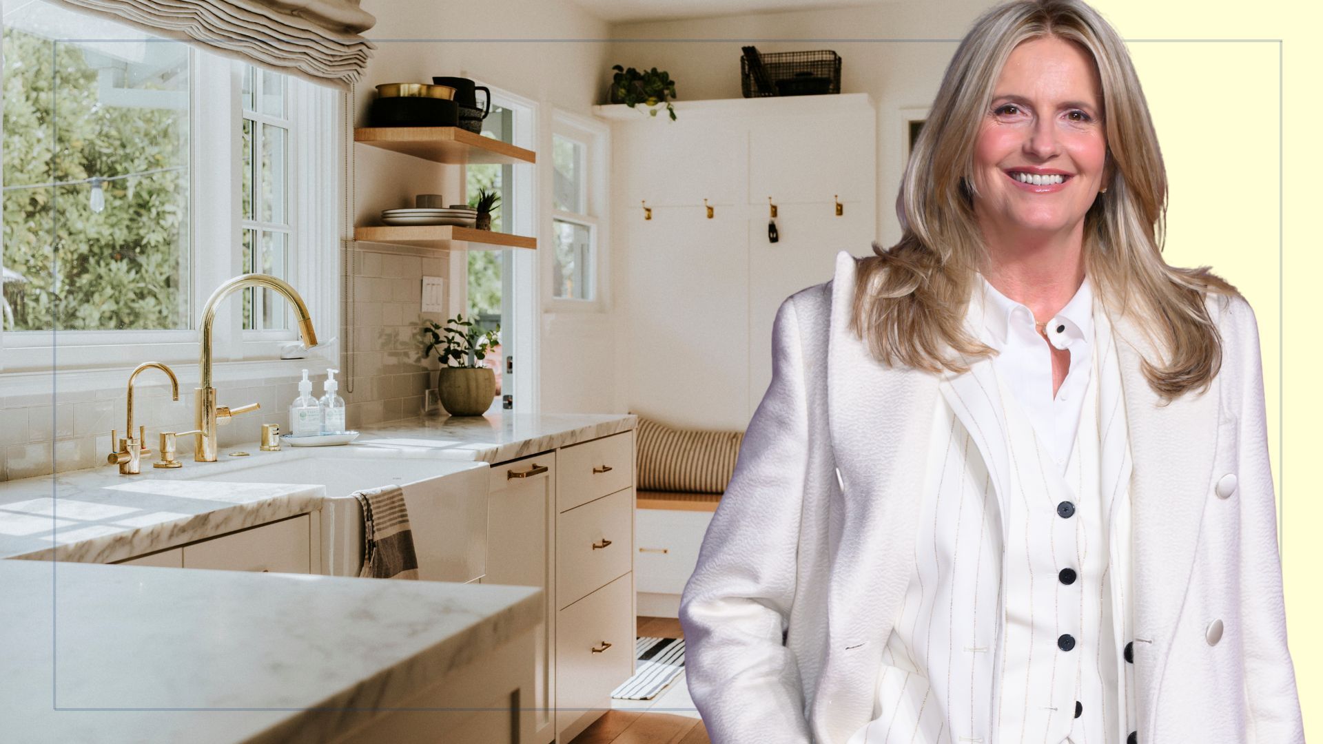 Penny Lancaster's neutral yet chic kitchen proves that even the ...