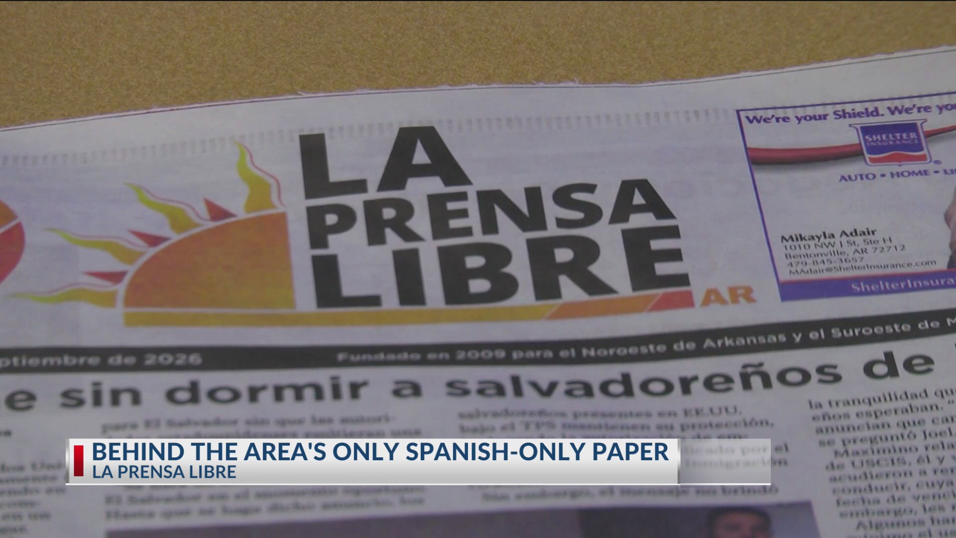 Behind Northwest Arkansas' only Spanish-language newspaper