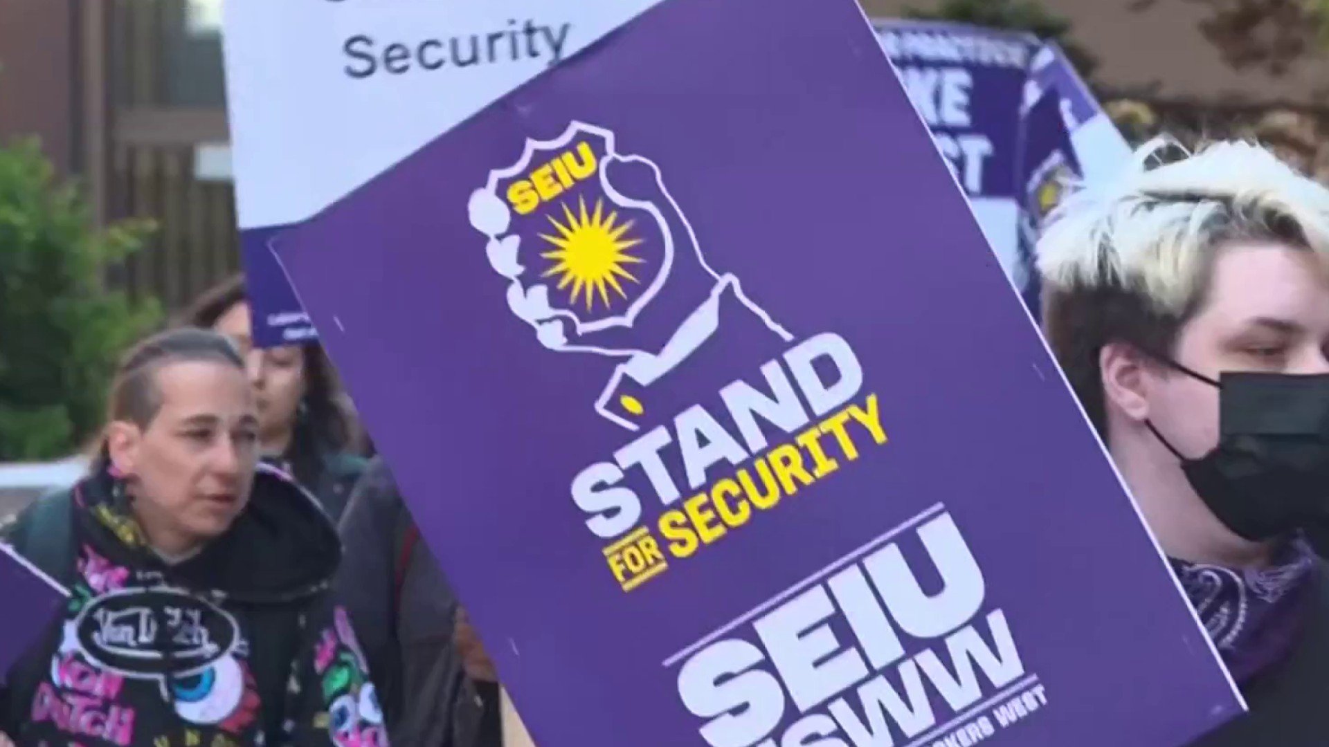 San Francisco Security Guards Strike To Demand Better Pay And Benefits