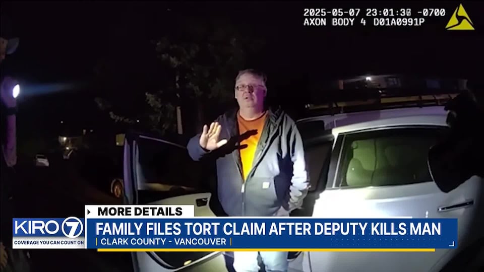 Clark County family files $27 million tort claim after deputy kills man