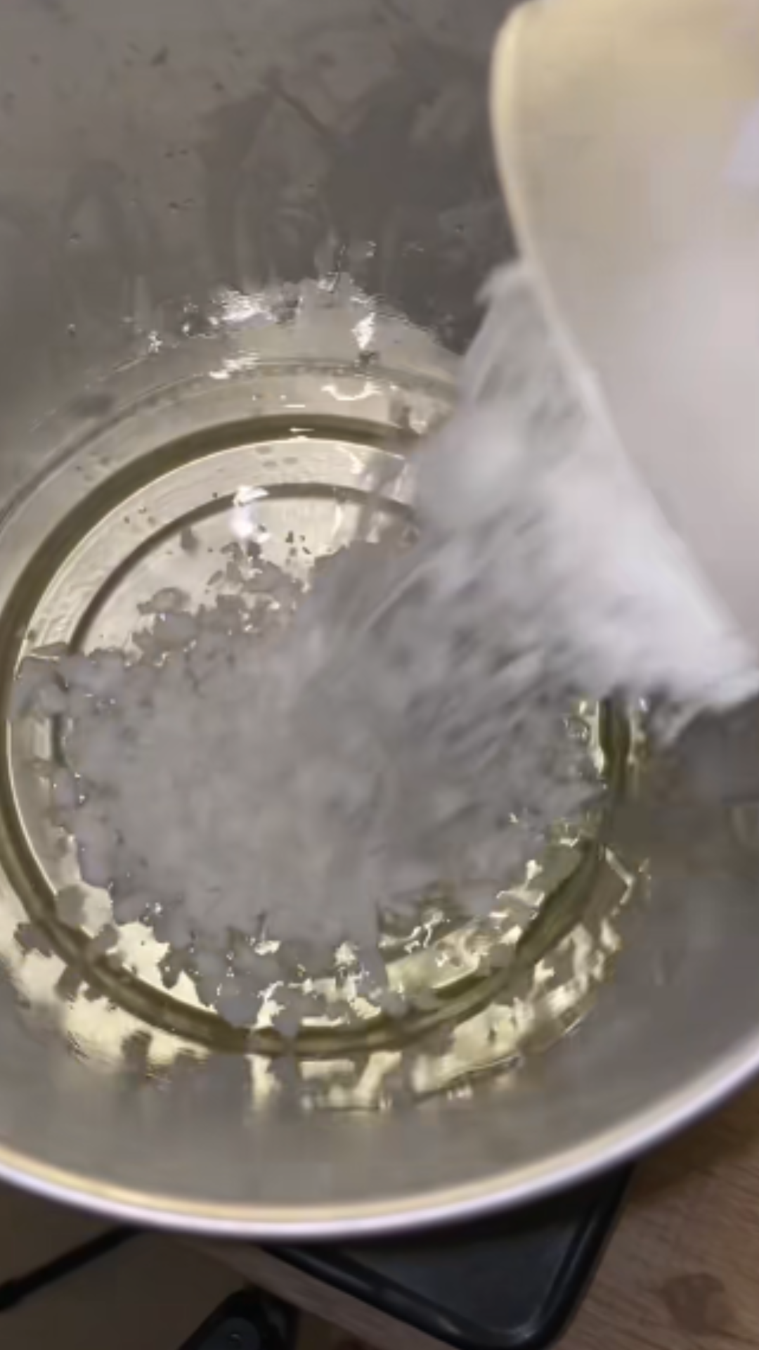 Making homemade birthday cake wax melts step by step