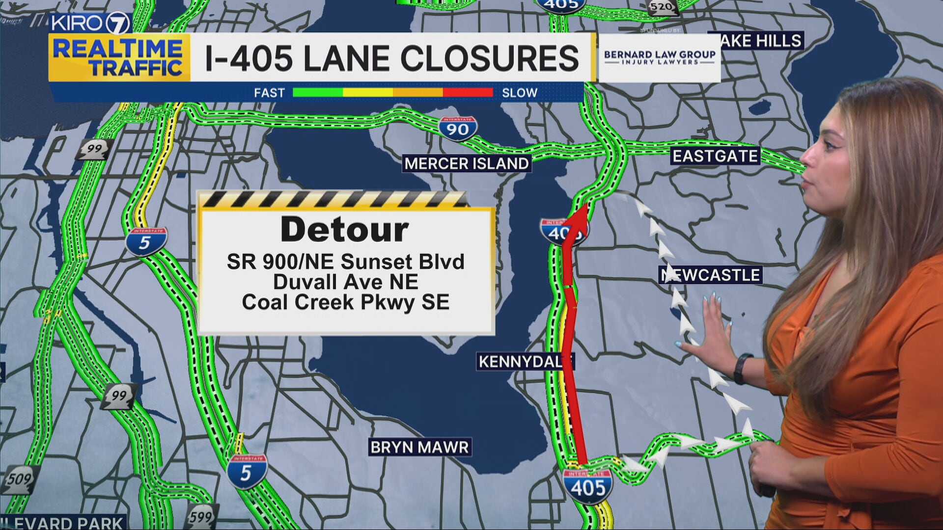 Major I-405 closure, SR 520 lane restrictions this weekend