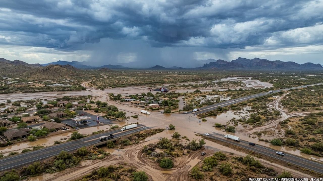 Deadly Arizona monsoon flooding triggers 68 warnings