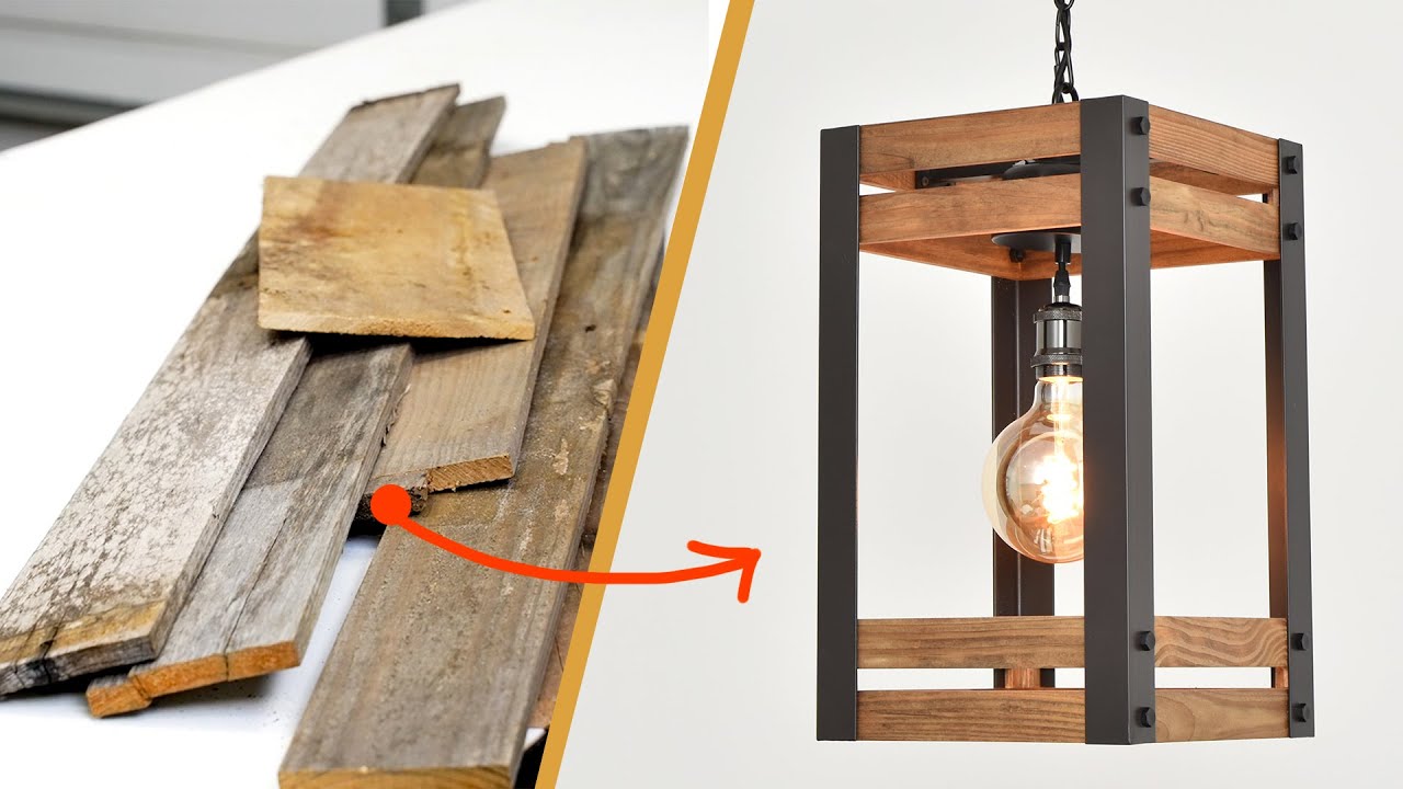 Pallet to pendant: see it glow 💡