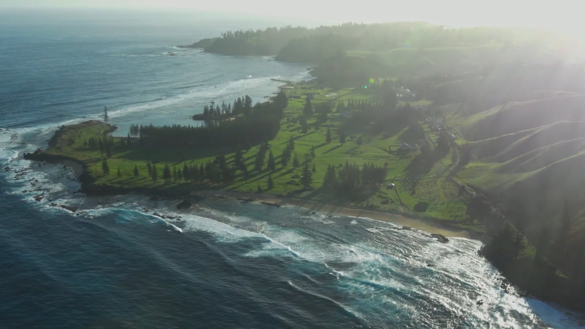 Norfolk Island, Australia: Drone reveals its volcanic coast