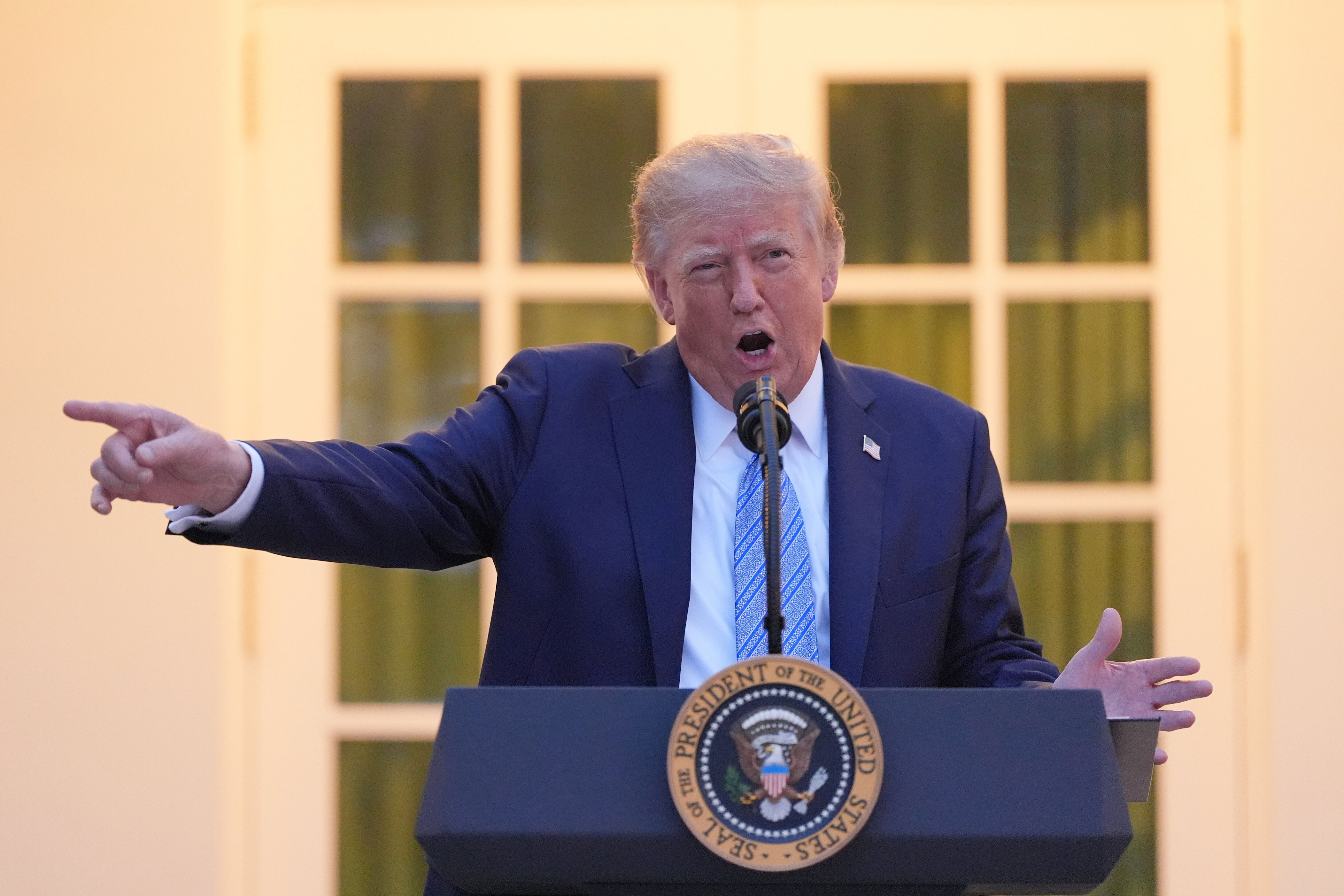 Trump says he is banning CNN, Politico, MS NOW from White House