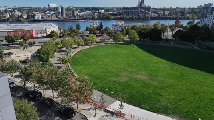 Fields Park in Northwest Portland reopens more than 6 weeks after Centennial Mills fire