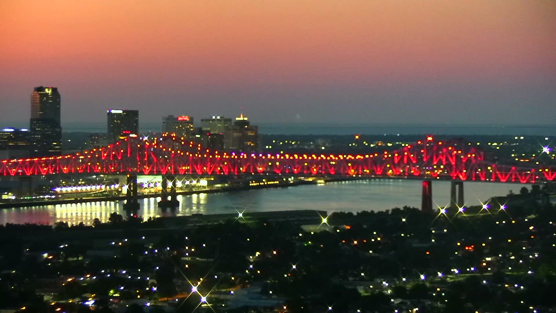 Crescent City Connection shines red for Sickle Cell Awareness Month in ...