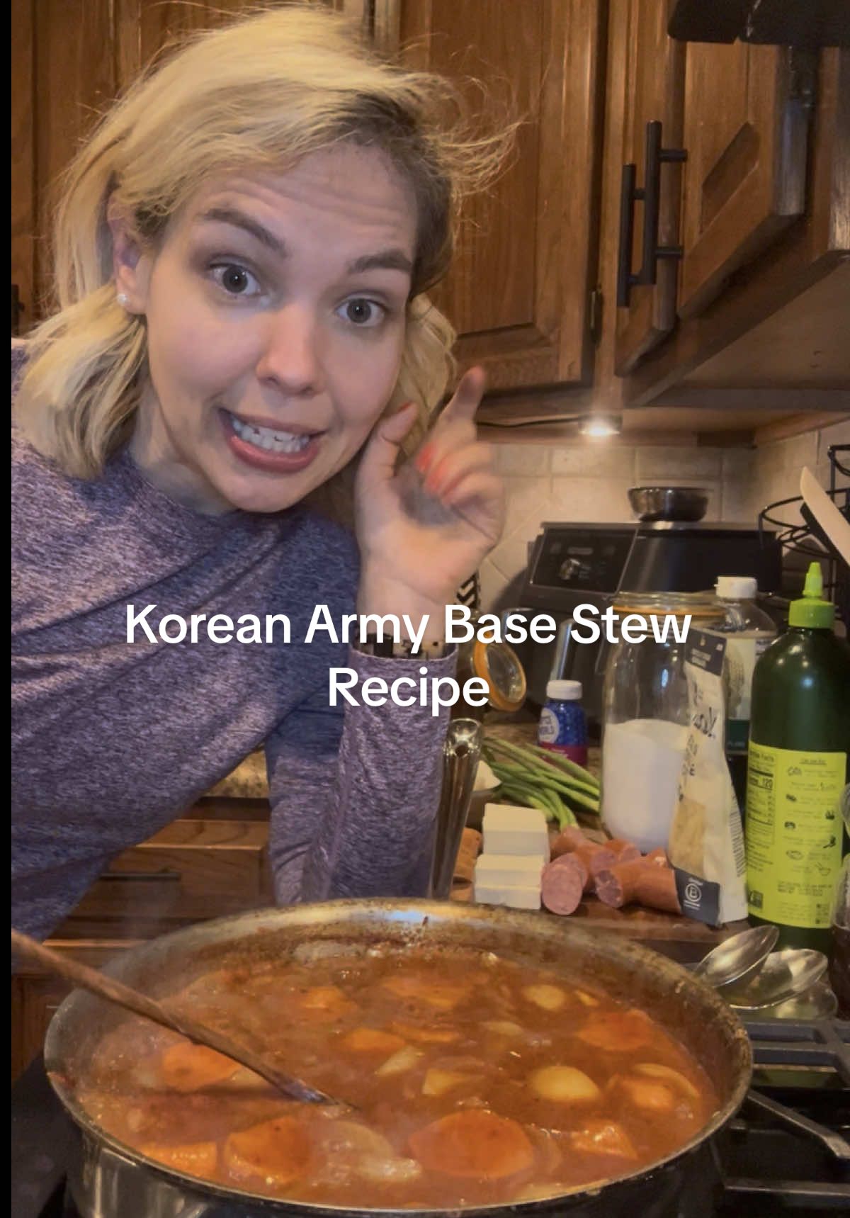 Korean army base stew (inauthentic)