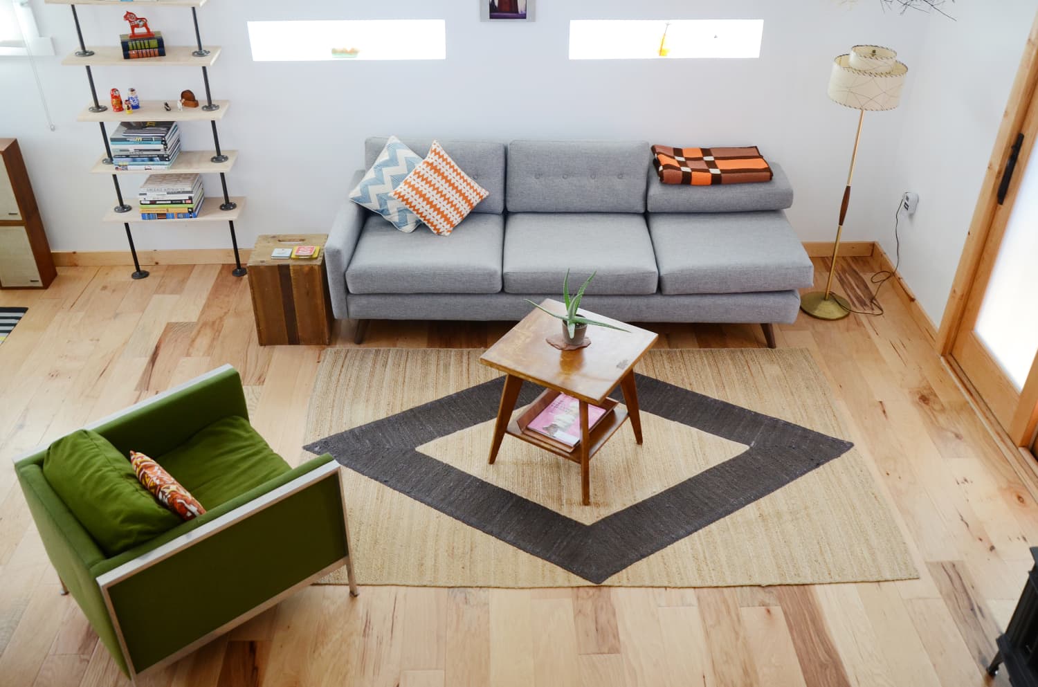 The chic West Elm chair that made my tiny apartment 100x more inviting