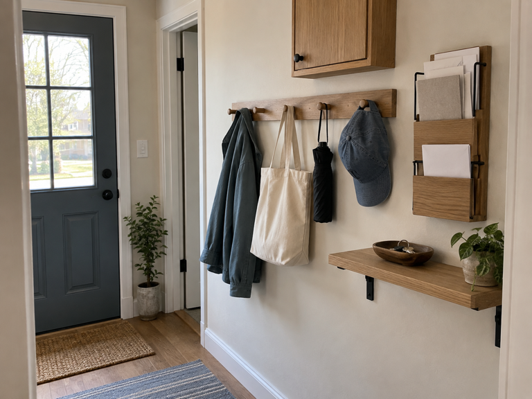 12 small entryway ideas that make coming home less chaotic