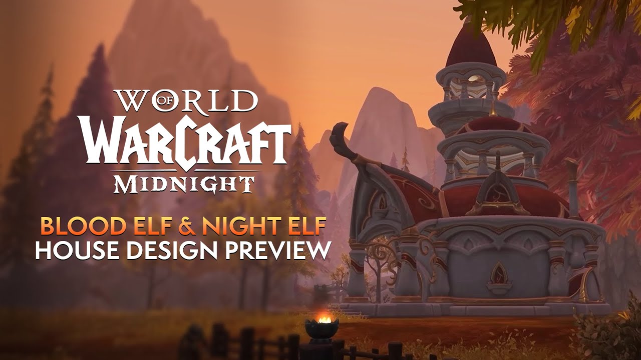 First look at Blood Elf & Night Elf player housing designs coming in ...