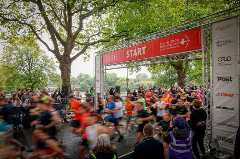 Robin Hood Half Marathon 2026 full list of 35 road closures ahead of event