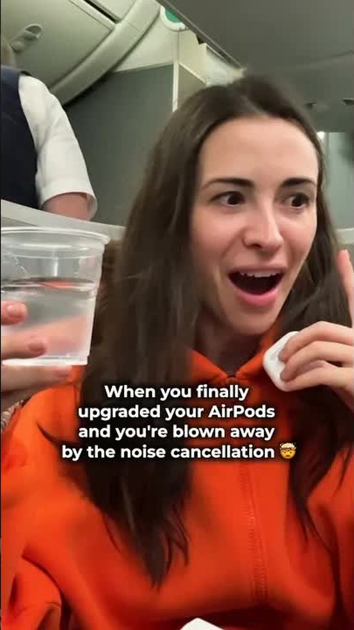 Noise cancelling AirPods: a flight essential