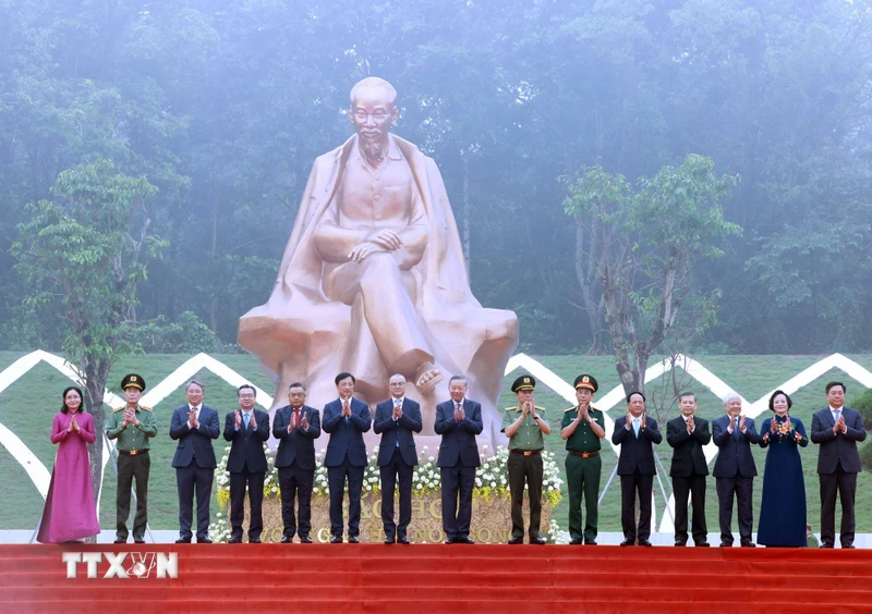 Toàn văn phát biểu của Tổng Bí thư, Chủ tịch nước Tô Lâm tại lễ khánh thành Tượng đài “Bác Hồ với Ngày hội non sông”